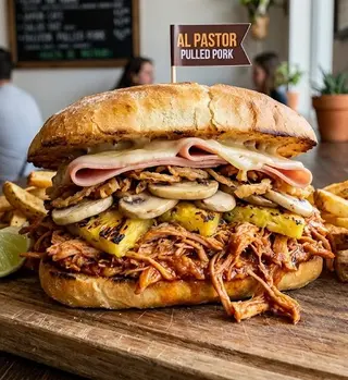 Sándwich Al Pastor