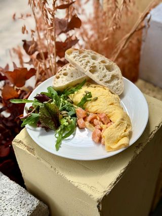 Omelette with Salmon