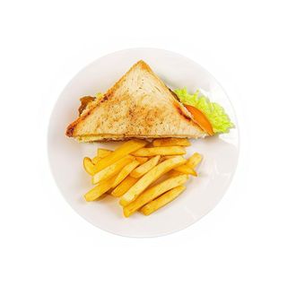 Sándwich de pulpo frito