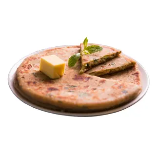 Gobhi Paratha with curd  (Хлеб из цветной капусты с кефиром)