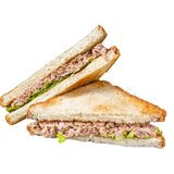 Sándwich de atún, queso y mayonesa 