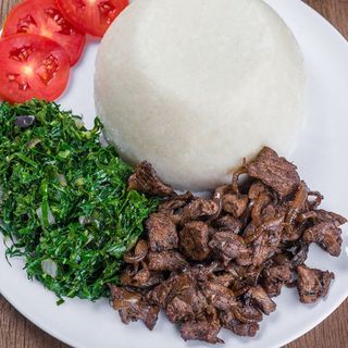 Ugali with Beef
