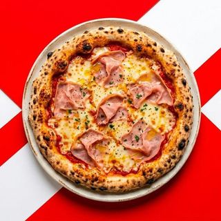 PIZZA JAMON Y QUESO MEDIANA