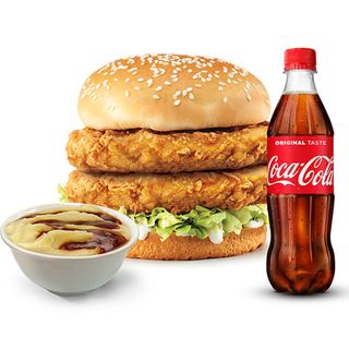 Двоен Филебургер меню