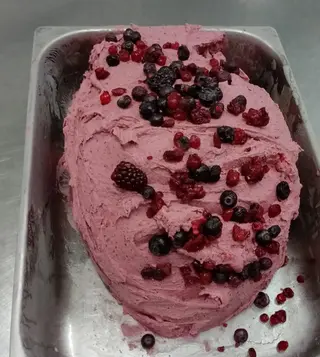 Helado Light Frutas del Bosque y Frambuesa (500g)