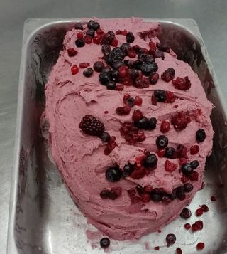 Helado Light Frutas del Bosque y Frambuesa (500g)