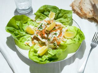 Seppia all'insalata e finocchi