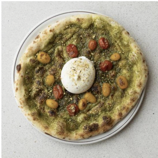 PIZZA PISTACCHIO E BURRATA