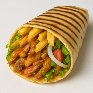 Taco kebab pollo