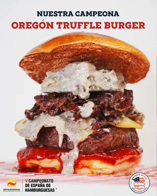 Oregón Truffle Burger...V CAMPEONATO BEST BURGER SPAIN 2025...
