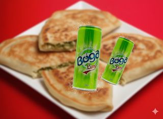 Combo Promo BOGA :2 Chapati Géants + 2 Canette Boga au choix.
