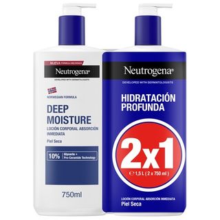 Neutrogena Hidratación Profunda Piel Seca Duplo 2 X 750 Ml