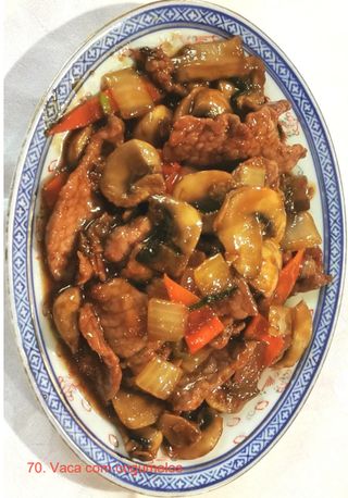 Carne de Vaca com Cogumelos