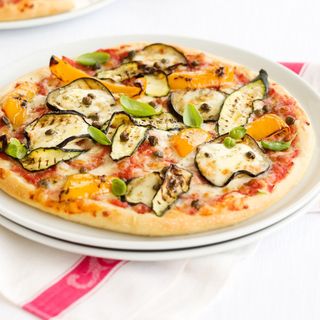 Mozzarella verdure miste peperoni melanzane zucchine 