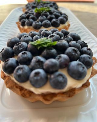 Keto tartaletka z lemon curd i borówkami ( Max. 3 sztuk produktu dziennie) 