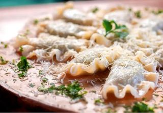 Pierogi ze szpinakiem i fetą