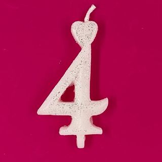Lumanare cifra 4