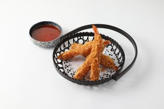 Langostino en kimono (4uds).