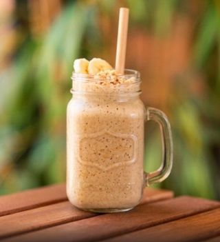 Batido de Banana e Amendoim