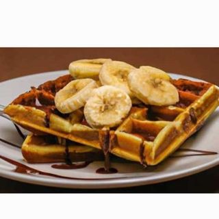 Waffle c/ Banana & Nutella