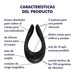Satisfyer Endless Joy Negro - Vibrador Para Parejas