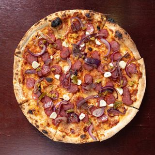 Kiełbasa Palcówka, mozzarella fior di late