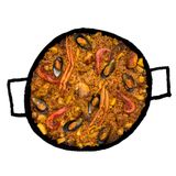 Paella o fideuá ibicenca