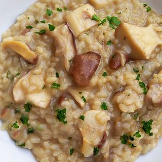 Risotto di Pollo con Funghi Porcini
