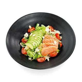 Мікс-салат з лососем