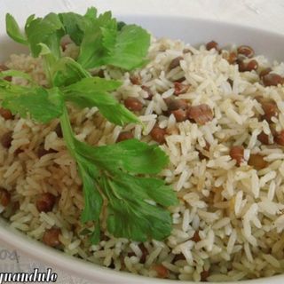 Porción Moro de guandules