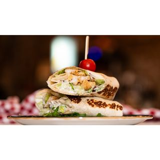 Wrap sa pohovanom ribom