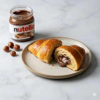 Brioche con Nutella