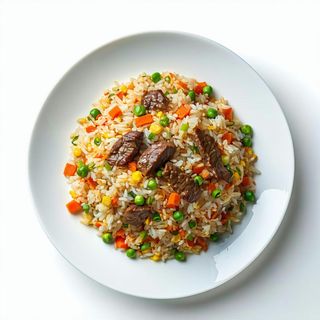 Riso saltato con manzo