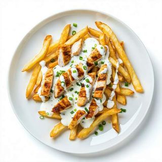 Toni Patatas Salsa Blanca Pollo