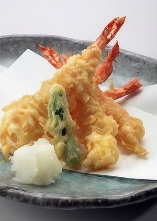 Gamberi fritti in pastella