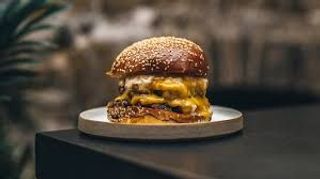 Chik-beef Burger & Canette