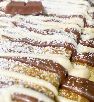 Crepes Nutella, cioccolato bianco, cereali
