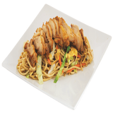 Tallarines Con Muslos De Pollo