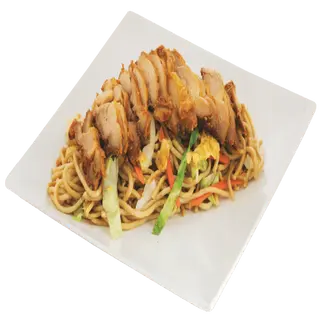 Tallarines Con Muslos De Pollo
