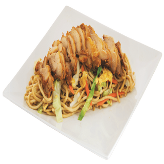 Tallarines Con Muslos De Pollo