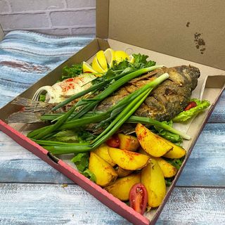 Сазан жареный (1кг)