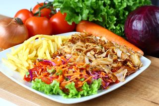 Menu Prato Kebab
