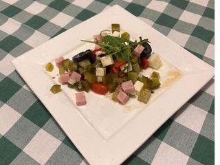 Салат овочевий з шинкою (120g)