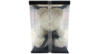 Kwiatowy Miś King Size Biały