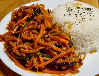61.Sichuan shredded pork with rice 600g
