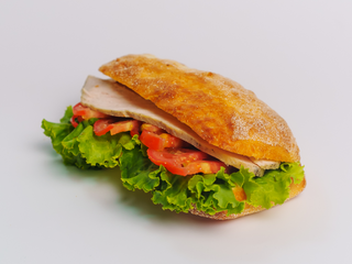 Чиабатта "Индейка с соусом Тартар" (0,220 кг)