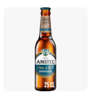 Cerveza Amstel 00 Tostada Sin Alcohol (330Ml.)