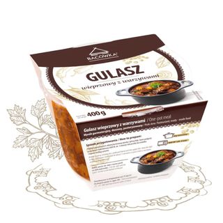 Gulasz wieprzowy z warzywami 400 g