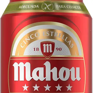 Lata cerveza Mahou