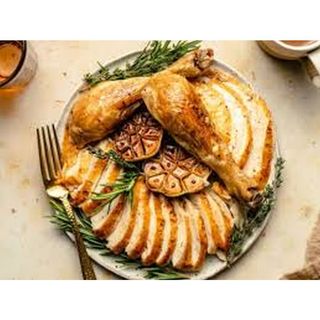 Whole chicken platter